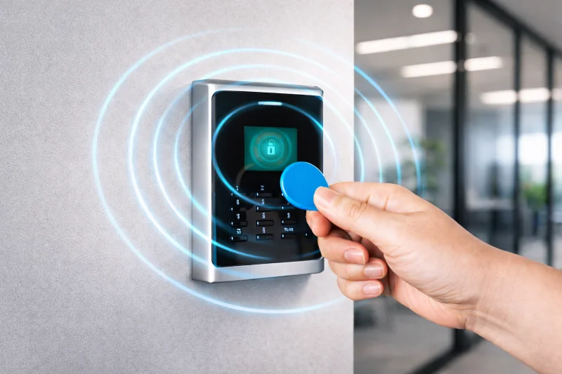 Copie de badge RFID pour système de contrôle d’accès électronique